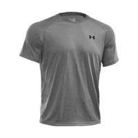 Under Armour Men\'s Short Sleeve Shirt UA Tech true grey heather