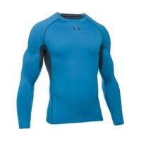 under armour mens heatgear compression long sleeve brilliant blue