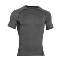 Under Armour Men\'s HeatGear Compression Short Sleeve carbon heather