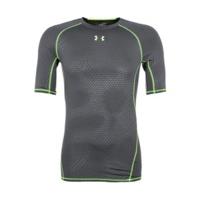 under armour mens heatgear compression short sleeve printed graphite