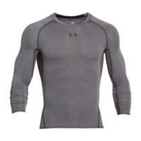 Under Armour Men\'s HeatGear Compression Long Sleeve carbon heather