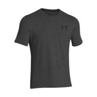 Under Armour Men\'s Short Sleeve Shirt UA Charged Cotton Sportstyle carbon heather