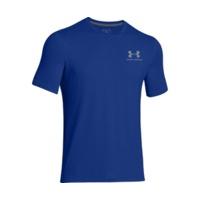 Under Armour Men\'s Short Sleeve Shirt UA Charged Cotton Sportstyle royal