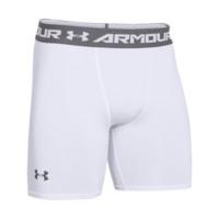 Under Armour Men\'s HeatGear Compression Shorts white