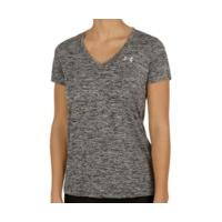 Under Armour Women T-Shirt V-Neck UA Twist Tech black