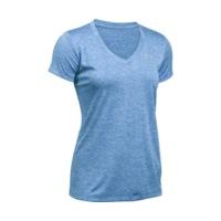 Under Armour Women T-Shirt V-Neck UA Twist Tech mediterranean