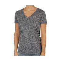 Under Armour Women T-Shirt V-Neck UA Twist Tech midnight navy