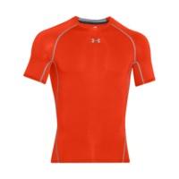 Under Armour Men\'s HeatGear Compression Short Sleeve dark orange