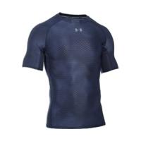 under armour mens heatgear compression short sleeve printed midnight n ...