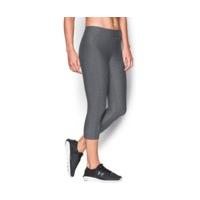 under armour women capri pant ua heatgear carbon heather 1297905 090