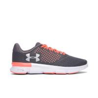 Under Armour Women\'s Micro G Speed Swift 2 Running Shoes - Rhino Grey/London Orange - US 7.5/UK 5