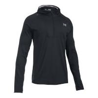 Under Armour Men\'s No Breaks Balaclava Run Hoody - Black - M