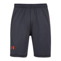 Under Armour Men\'s 8 Inch Raid Training Shorts - Stealth Grey/Phoenix Fire - XL