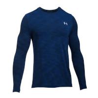 under armour mens threadborne seamless long sleeve top blackout navy m