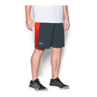 Under Armour Men\'s Supervent Shorts - Stealth Grey/Phoenix Fire - L