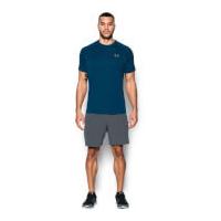 under armour mens tech t shirt blackout navysteel l