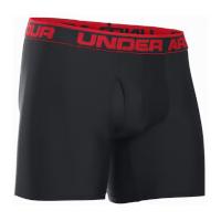 Under Armour Men\'s Original 6 Boxerjock - Black/Red - XXL