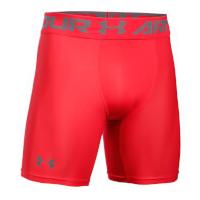 Under Armour Men\'s HeatGear Armour Mid Compression Shorts - Red - L