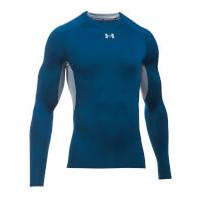 Under Armour Men\'s Armour HeatGear Long Sleeve Compression Top - Blackout Navy - L