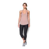 under armour womens threadborne streaker mesh run tank true grey heath ...