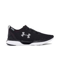 Under Armour Men\'s Charged CoolSwitch Running Shoes - Black/White - US 12/UK 11