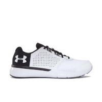 Under Armour Men\'s Micro G Fuel Running Shoes - White/Black - US 13/UK 12