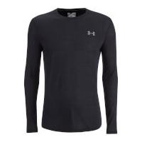 Under Armour Men\'s Threadborne Fitted Long Sleeve Top - Black/Graphite - XL