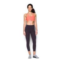 under armour womens mid solid sports bra playful peach m