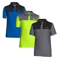 under armour junior blocked polo shirt