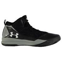 under armour jet mid tops basketball trainers mens