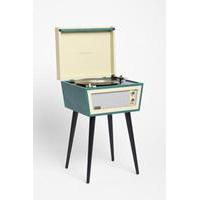 UO X Dansette Sterling Standing Vinyl Record Player, GREEN