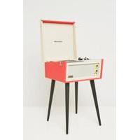 UO X Dansette Red Standing Vinyl Record Player, MAROON