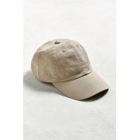 uo curved brim sand baseball cap tan