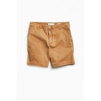 UO Prep Sand Chino Shorts, TAN