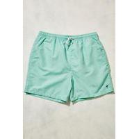 uo swim mint palm swim shorts green