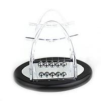 upgrade transparent reflection mirror newtons cradle balance balls sci ...