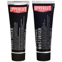 uppercut deluxe duo packs shave cream 100ml and aftershave moisturiser ...