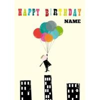 Up, Up and Away | Personalised Birthday Card