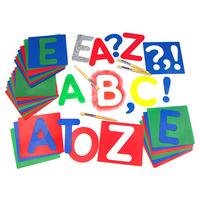 upper case alphabet stencils set of 27