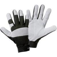 Upixx 1650 Black, Grey Cowhide Top-Grain Leather Utility Gloves L EN 388