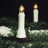 Up-to-date fluted candle string lights, 30 bulbs