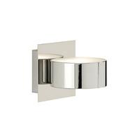 uplighter and downlighter modern wall light finished in chrome