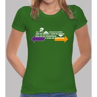 up and down - green shirt for girl