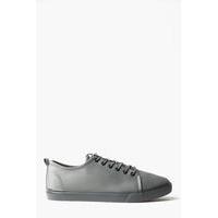 Up Trainers with Toggle Fastening - grey