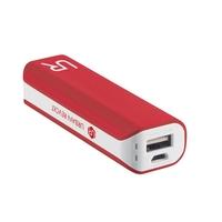 Urban Revolt Power Bank 2, 200 mAh Portable Charger for Smartphones and Tablets Red