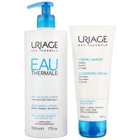 Uriage Eau Thermale Body Silky Body Lotion 500ml and Free Cleansing Cream 200ml