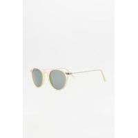 Urban Outfitters Clear Honey Round Sunglasses, BEIGE