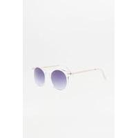 Urban Outfitters Clear Round Sunglasses, NATURAL