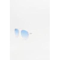 Urban Outfitters Clear Aviator Sunglasses, NATURAL