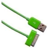 Urban Factory Sync Transfer Charge Cable for iPhone/iPad/iPod - Green